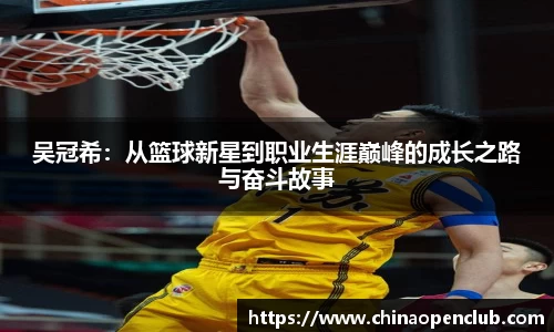 吴冠希：从篮球新星到职业生涯巅峰的成长之路与奋斗故事
